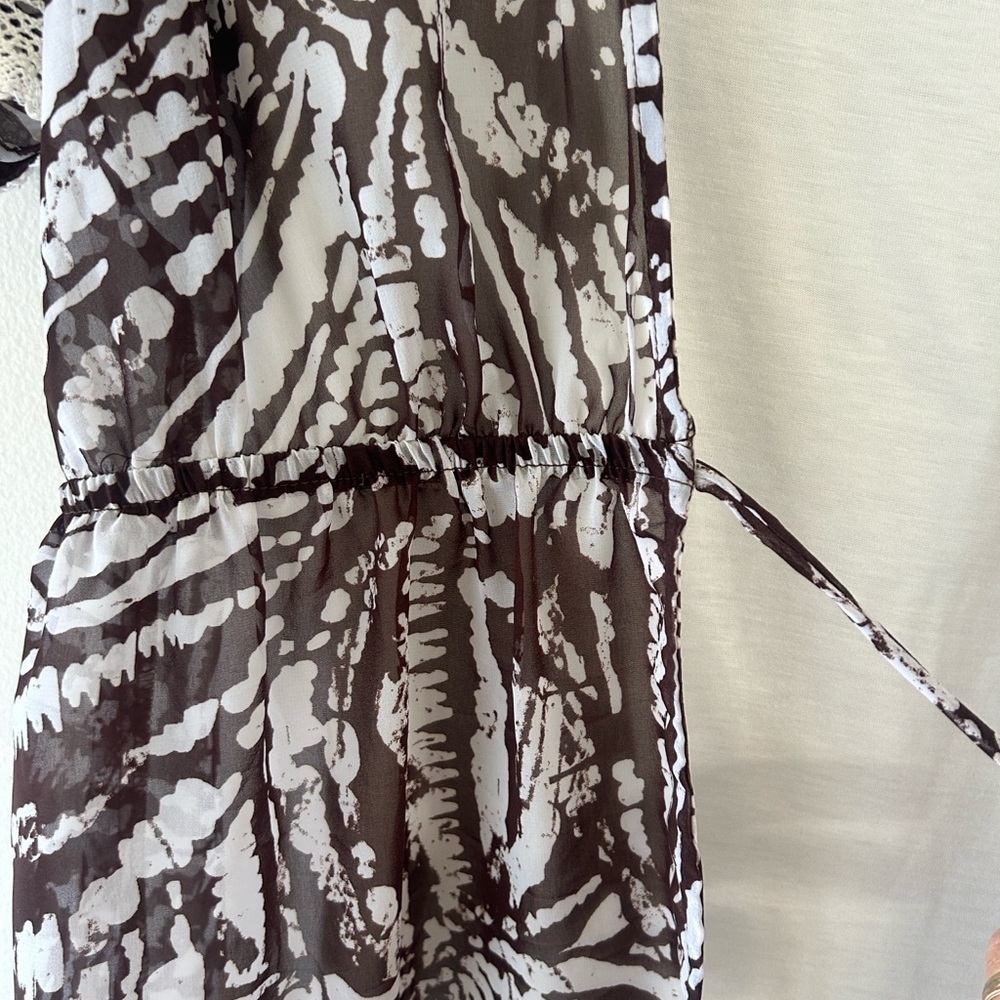 Alyx Brown and White Patterned Blouse - Picture 4 of 8